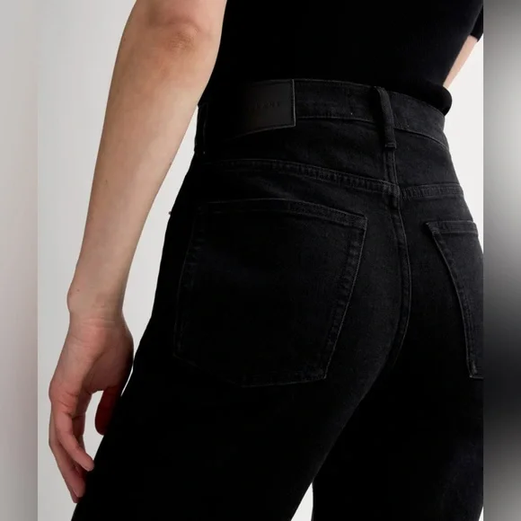 Everlane Women's The Way-High Jean Size 28 Long High-Rise Straight Leg Black - Picture 4 of 15